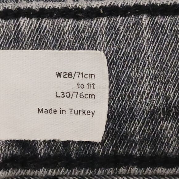 Topshop Jamie Jeans Womens 28 Gray High Rise Super Skinny Ankle Fit 26 - Picture 8 of 12